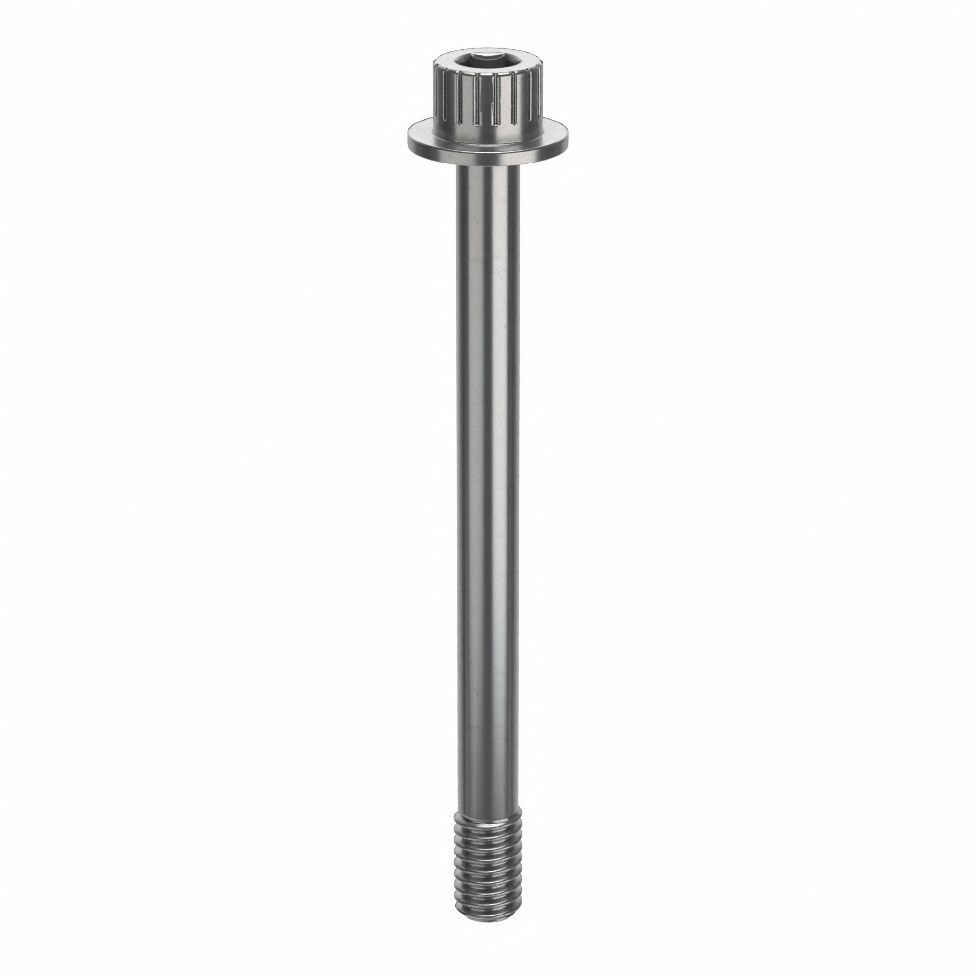 Socket Head Cap Screw: 5/16"-18 Thread Size, 3 5/8 in Lg, Flanged Std, Plain, Stainless Steel, 630