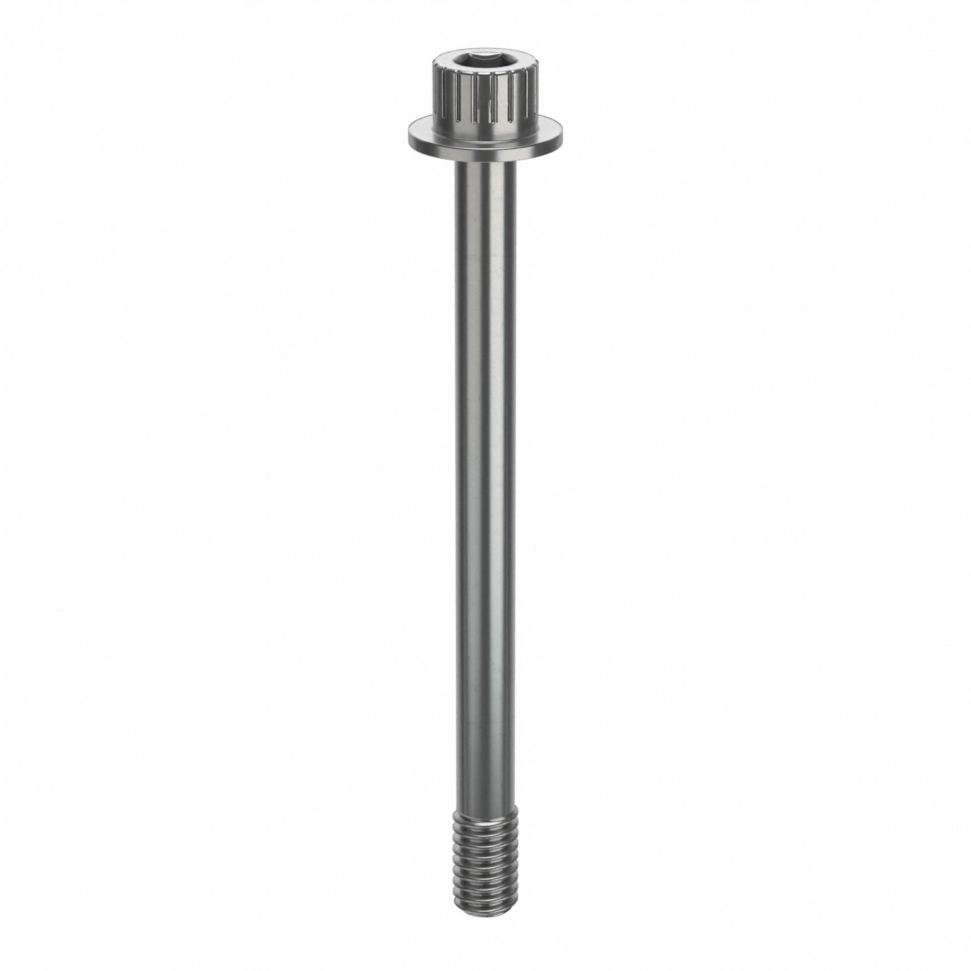 Socket Head Cap Screw: 5/16"-18 Thread Size, 3 3/4 in Lg, Flanged Std, Plain, Stainless Steel, 630