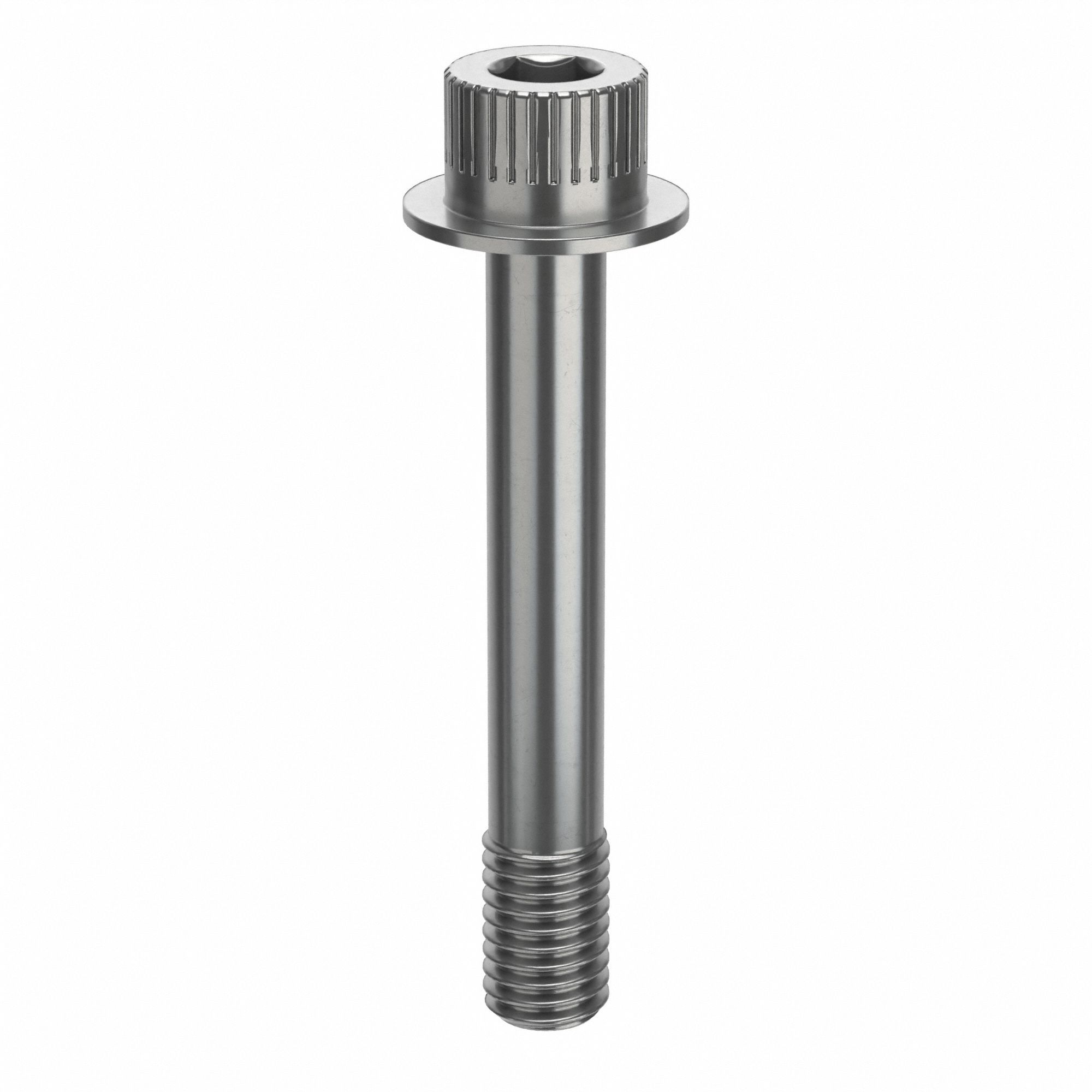 Socket Head Cap Screw: 1/2"-13 Thread Size, 3 1/4 in Lg, Flanged Std, Plain, Stainless Steel, 316