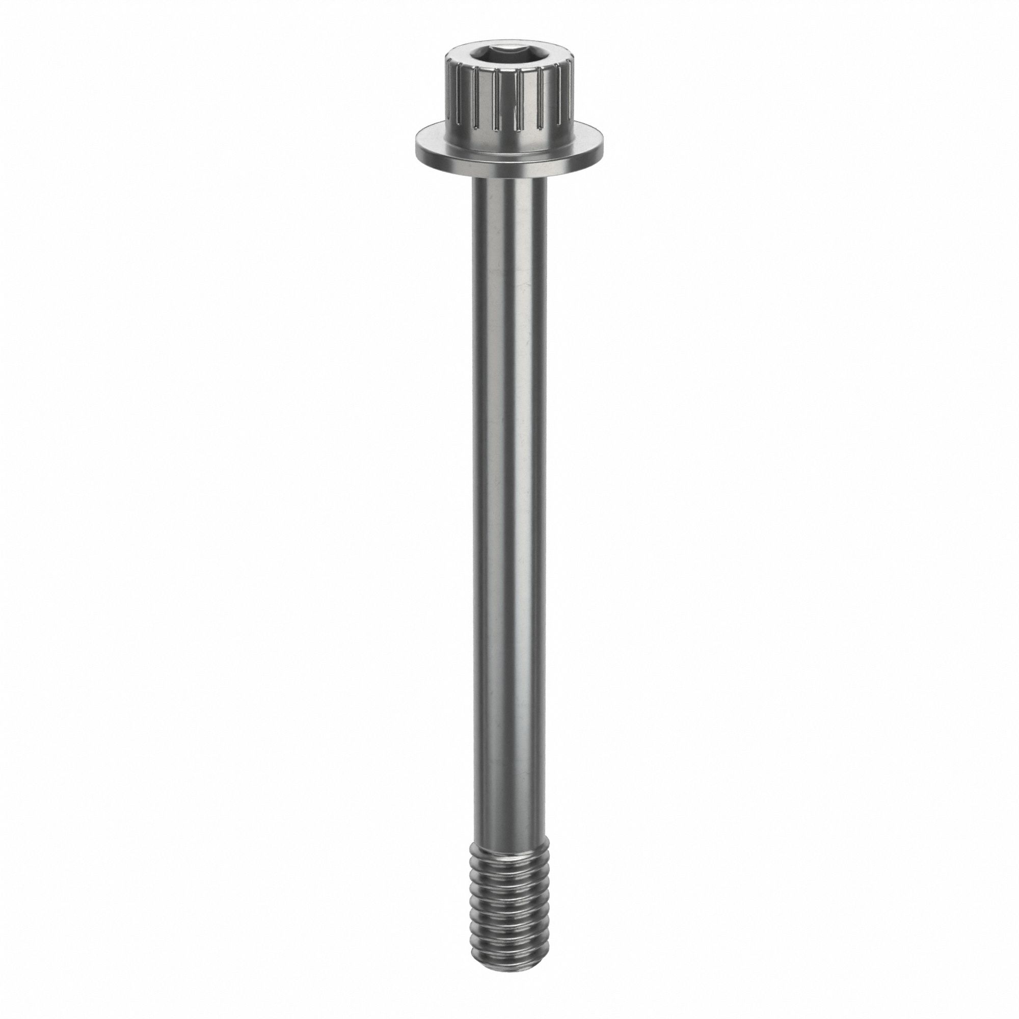 Socket Head Cap Screw: 5/16"-18 Thread Size, 3 1/4 in Lg, Flanged Std, Plain, Stainless Steel, 316