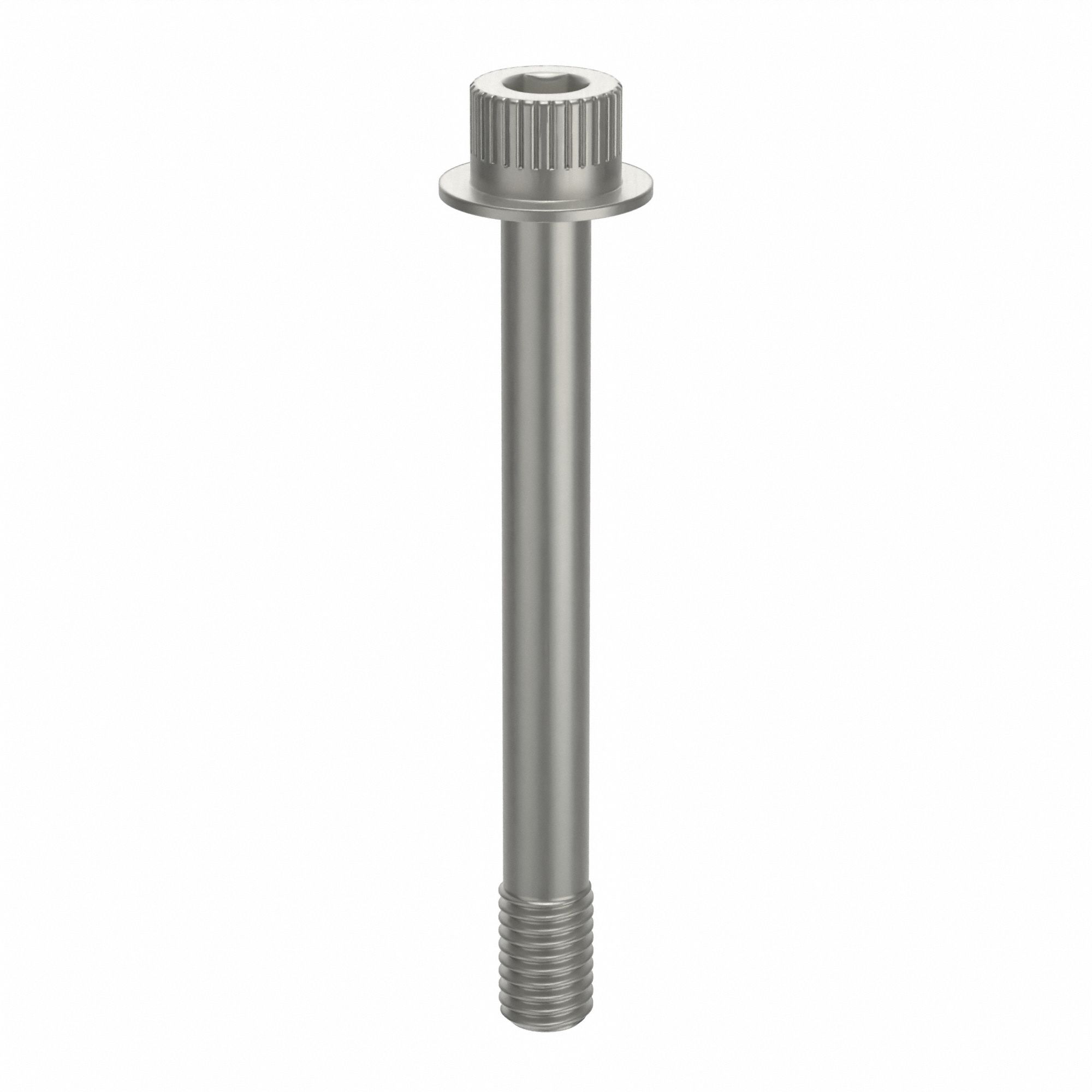 Socket Head Cap Screw: 1/2"-13 Thread Size, 4 1/2 in Lg, Flanged Std, Plain, Aluminum, Not Graded
