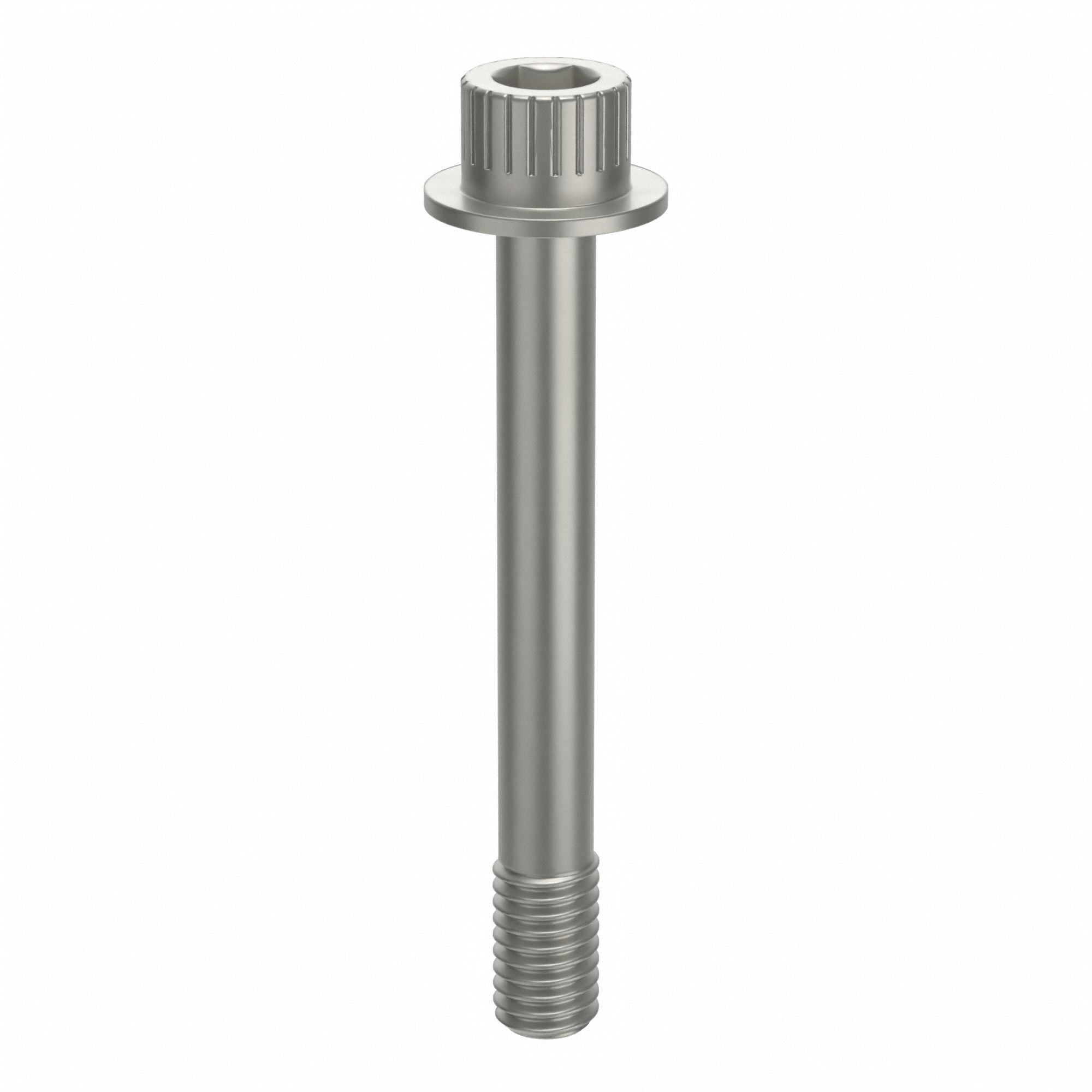 Socket Head Cap Screw: 3/8"-16 Thread Size, 3 in Lg, Flanged Std, Plain, Aluminum, Not Graded
