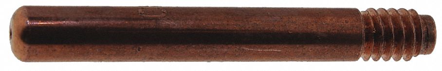 CONTACT TIP, COPPER, 0.035 IN, 250 A, FOR USE WITH LINDE
