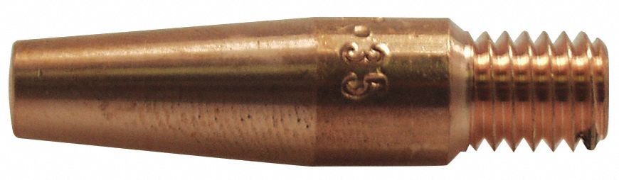 16 SERIES CONTACT TIP, COPPER, 0.035 IN, 200 A, MIG, 16ST-35