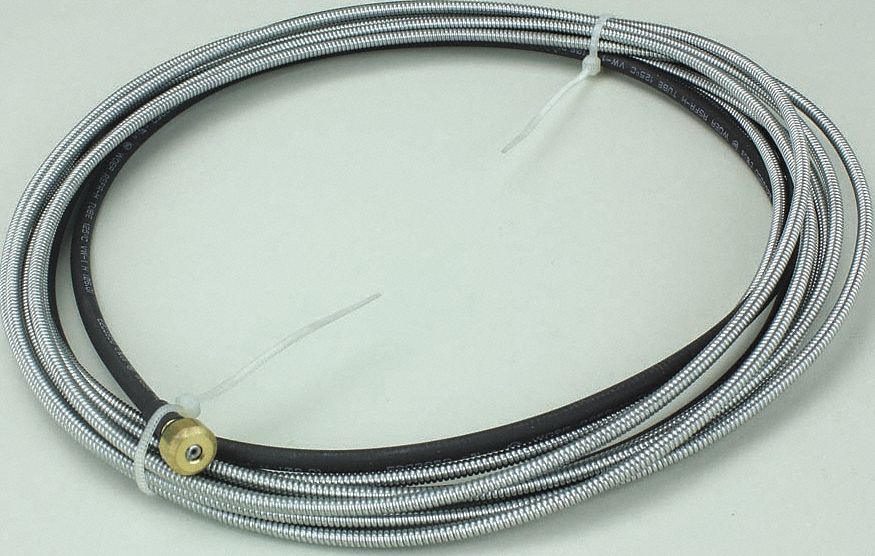 CONDUIT LINER, STEEL, 15 FT, FOR USE WITH MIG WIRE SIZE, STEEL WELDING WIRES, FOR UNIVERSAL BRAND
