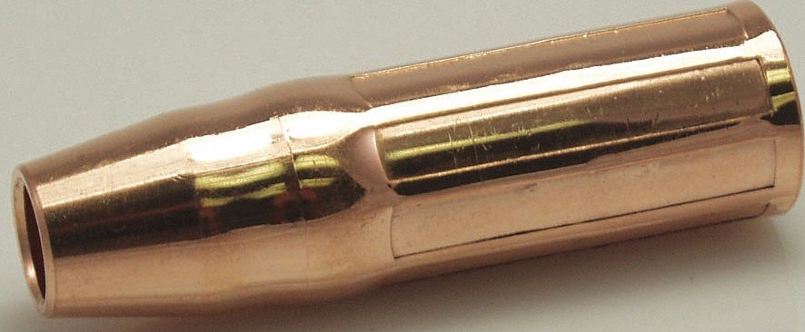 WELDSKILL 23 SERIES NOZZLE, BRASS, COPPER ALLOY, SILICONE, FOR USE WITH GAS DIFFUSER, MIG