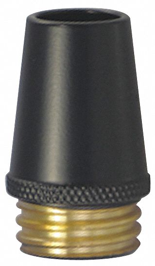 NOZZLE, ⅝ IN BORE DIAMETER, TAPERED, 1/16 IN TIP RECESS, 24CT-62R, 2 PACK