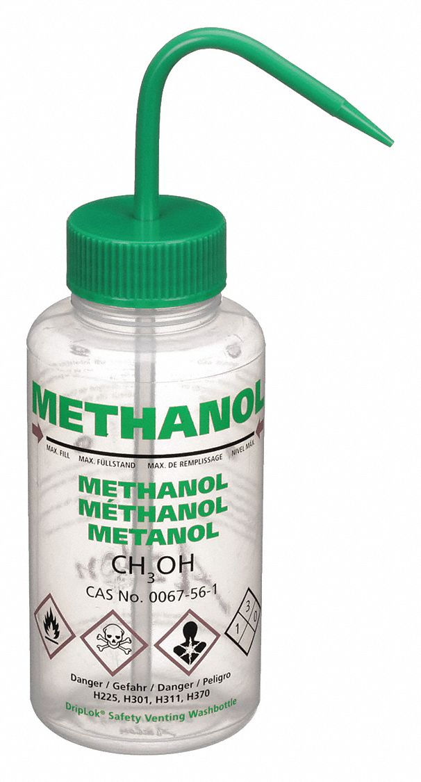 Wash Bottle, 500 mL, 75 mm Dia, PK5