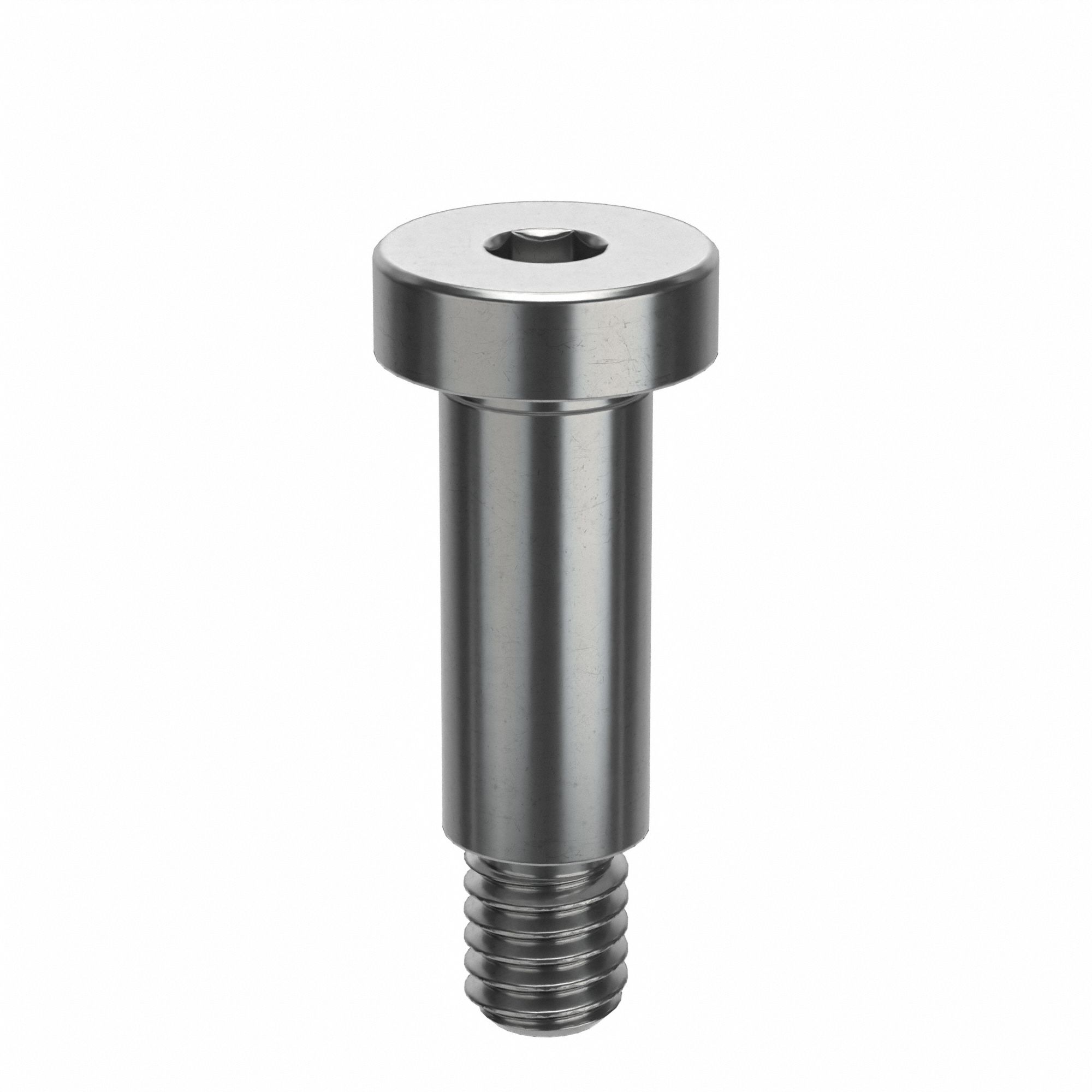 Shoulder Screw: Std Shoulder Screw, M4-0.7 Thr Size, 5 mm Thr Lg, 12 mm Shoulder Lg, Low-Profile Std