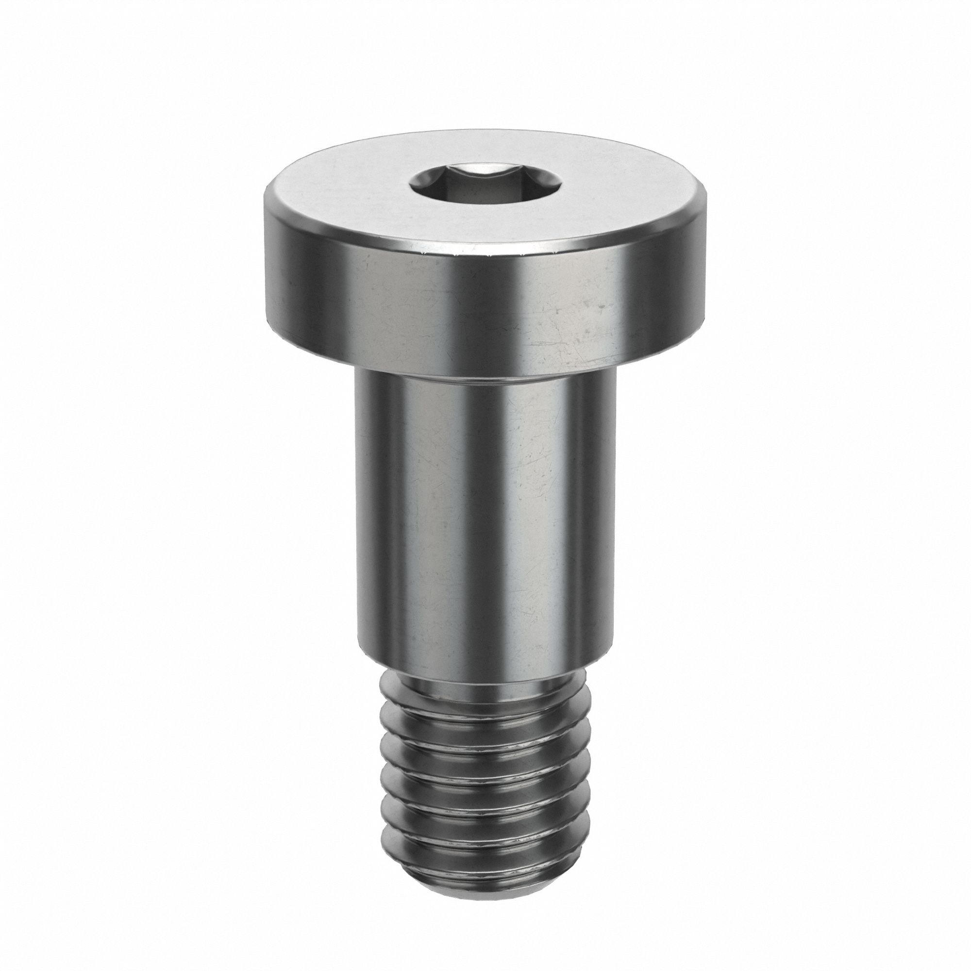 Shoulder Screw: Std Shoulder Screw, M5-0.8 Thr Size, 6 mm Thr Lg, 8 mm Shoulder Lg, Low-Profile Std
