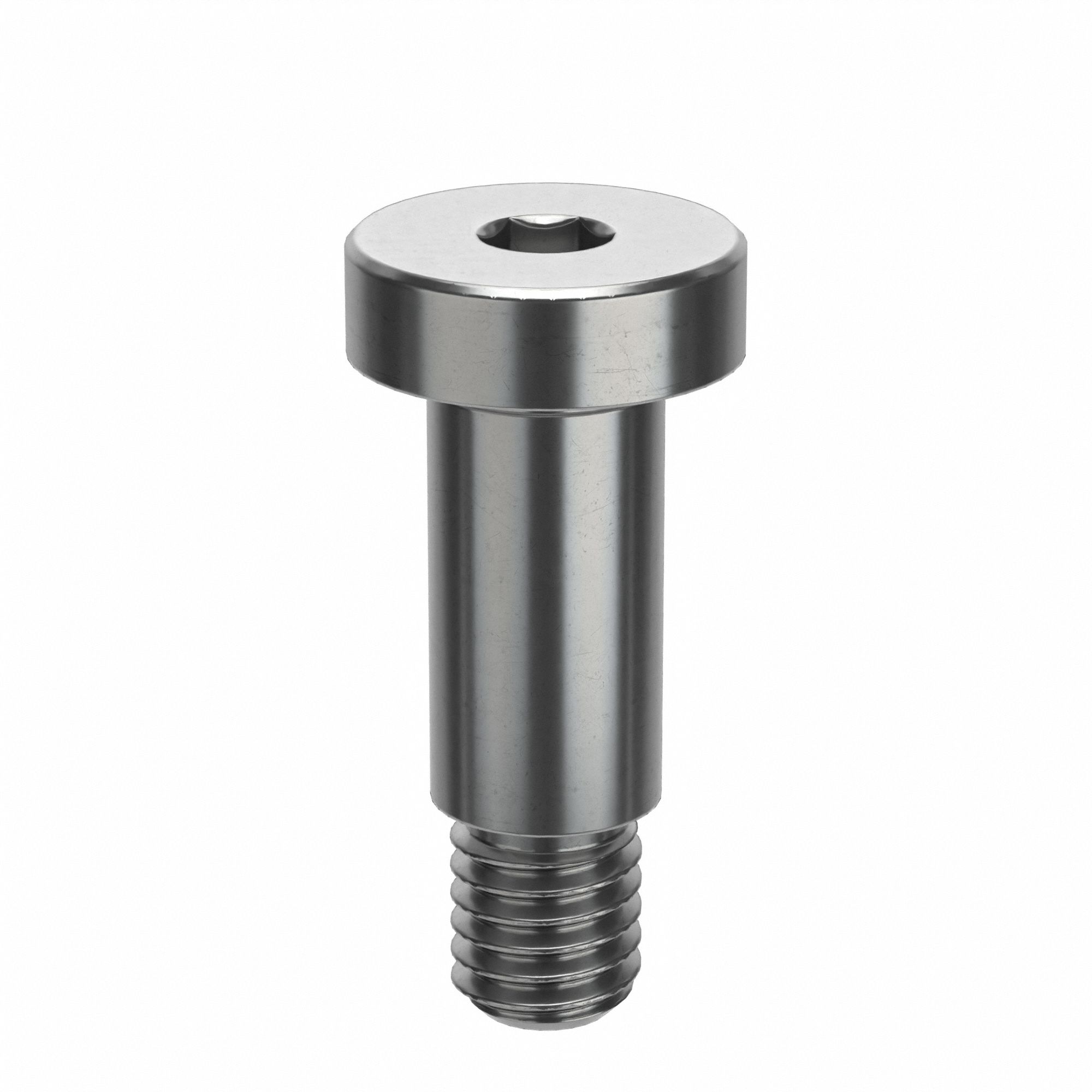 Shoulder Screw: Std Shoulder Screw, M5-0.8 Thr Size, 6 mm Thr Lg, 12 mm Shoulder Lg, Low-Profile Std