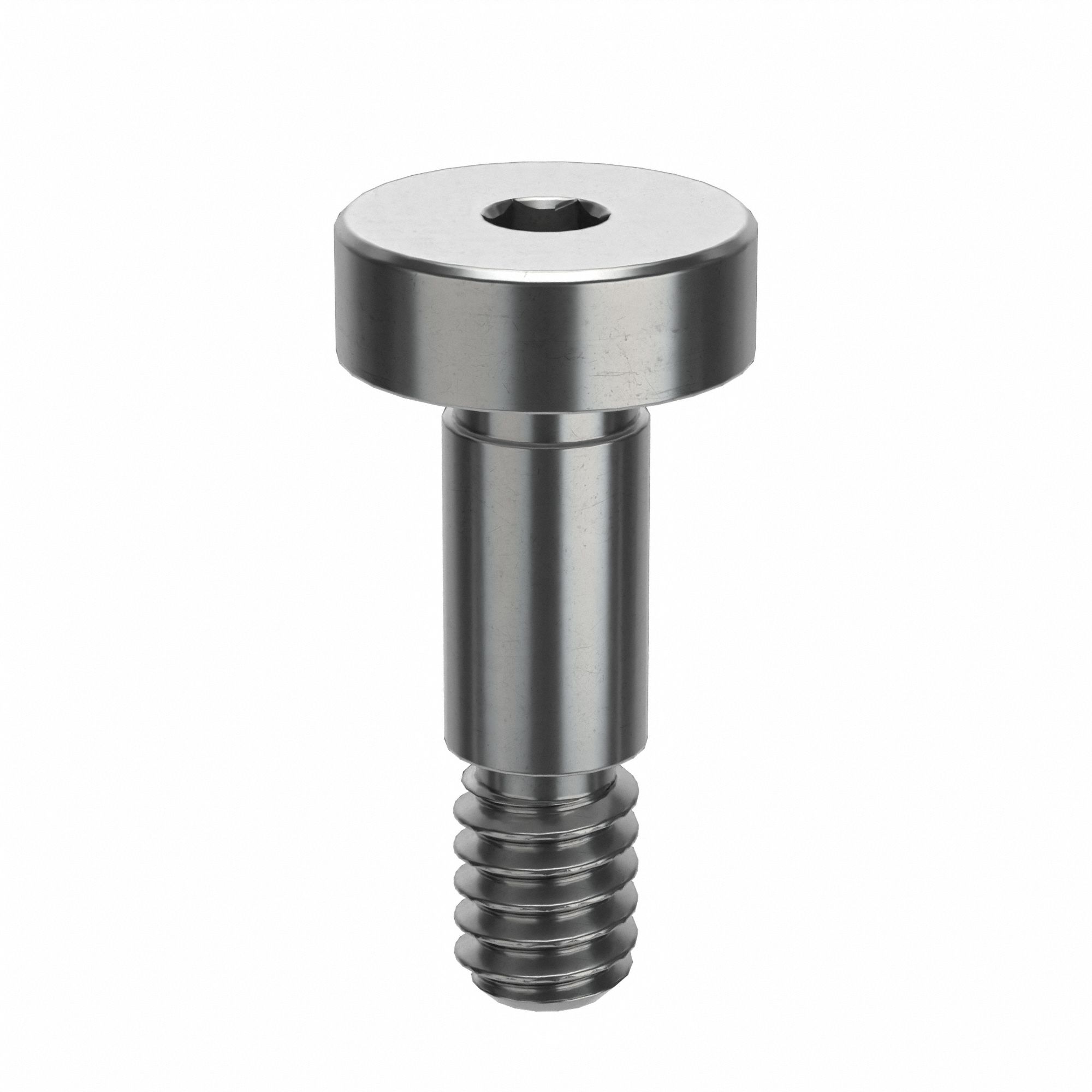 Shoulder Screw: Std Shoulder Screw, 2-56 Thr Size, 1/8 in Thr Lg, 3/16 in Shoulder Lg, Plain