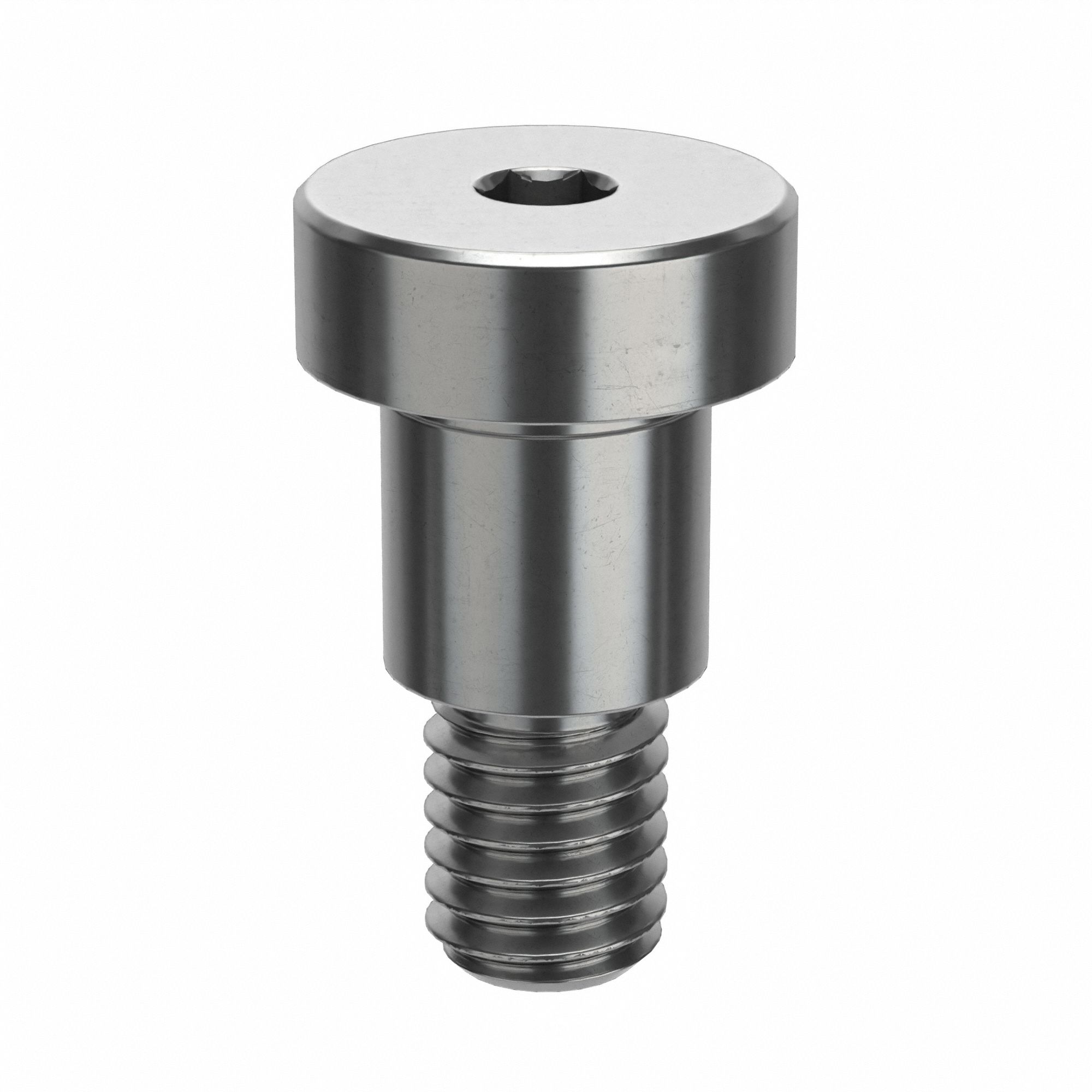 Shoulder Screw: Std Shoulder Screw, 10-32 Thr Size, 1/4 in Thr Lg, 1/4 in Shoulder Lg, Plain