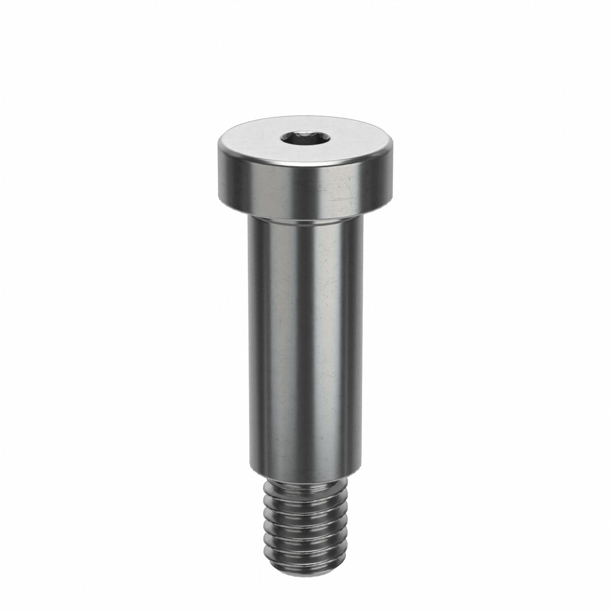 Shoulder Screw: Std Shoulder Screw, 10-32 Thr Size, 1/4 in Thr Lg, 5/8 in Shoulder Lg, Plain
