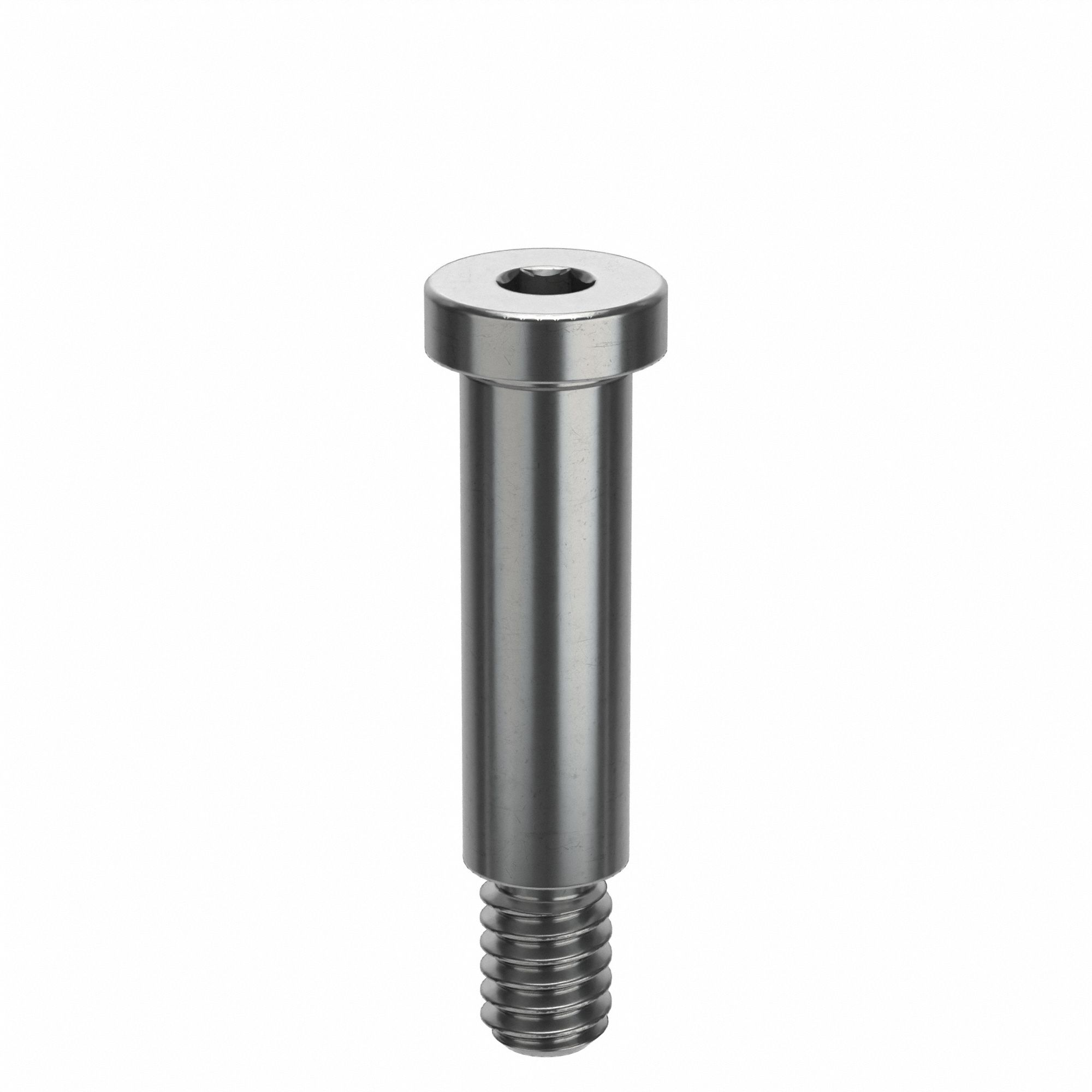 Shoulder Screw: Std Shoulder Screw, 1/4-20 Thr Size, 3/8 in Thr Lg, 1 in Shoulder Lg, Plain