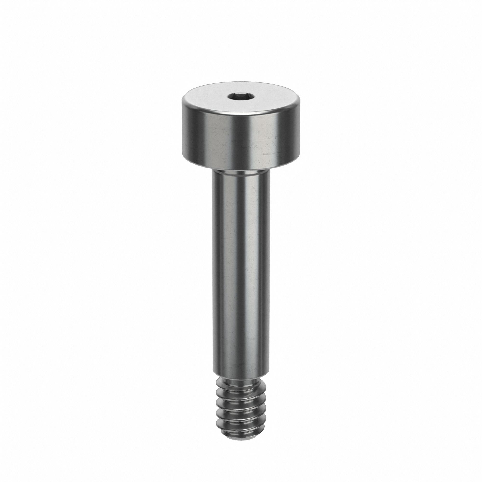 Shoulder Screw: Std Shoulder Screw, 4-40 Thr Size, 5/32 in Thr Lg, 1/2 in Shoulder Lg, Plain