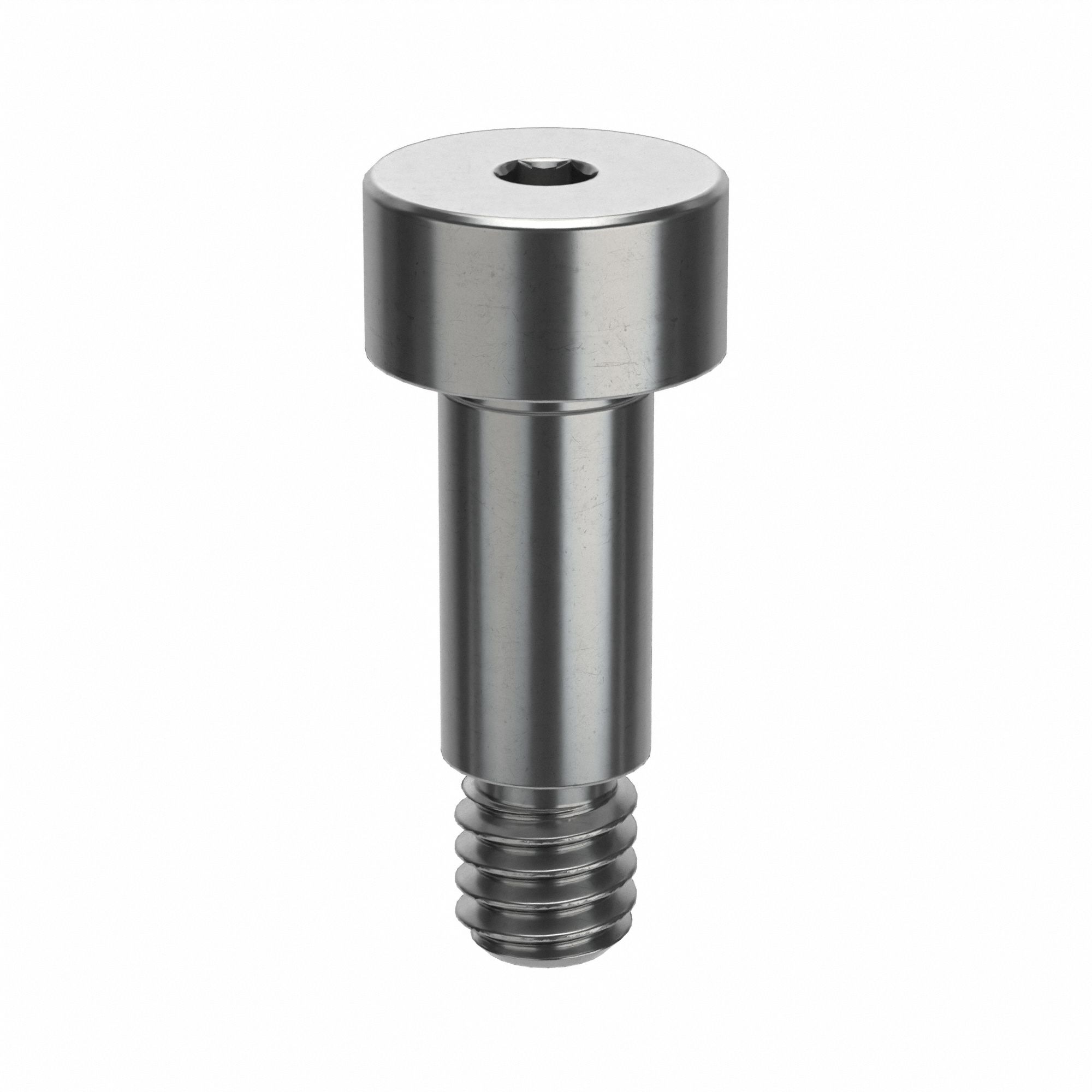 Shoulder Screw: Std Shoulder Screw, 8-32 Thr Size, 3/16 in Thr Lg, 3/8 in Shoulder Lg, Plain