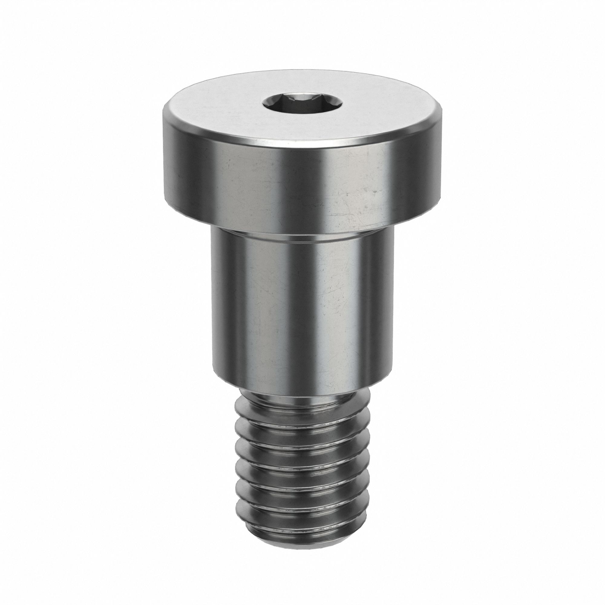 Shoulder Screw: Std Shoulder Screw, 10-32 Thr Size, 1/4 in Thr Lg, 1/4 in Shoulder Lg, Plain