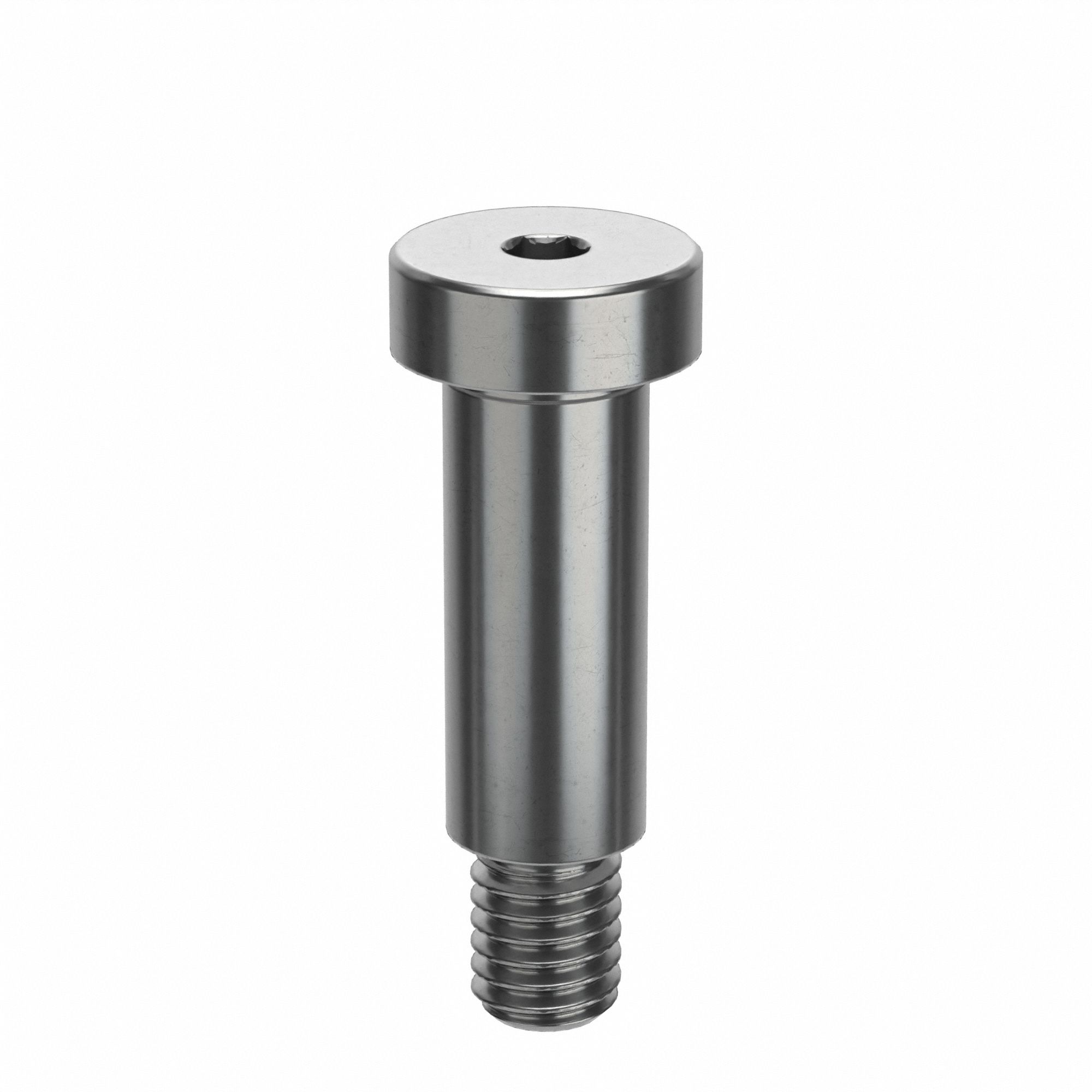 Shoulder Screw: Std Shoulder Screw, 10-32 Thr Size, 1/4 in Thr Lg, 5/8 in Shoulder Lg, Plain