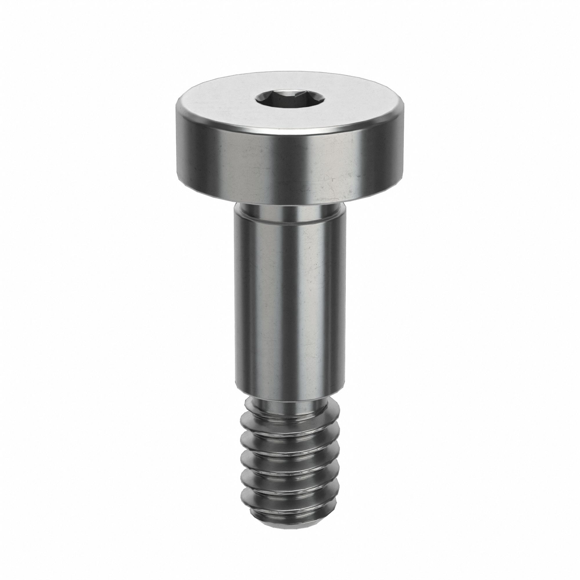 Shoulder Screw: Std Shoulder Screw, 2-56 Thr Size, 1/8 in Thr Lg, 3/16 in Shoulder Lg, Plain
