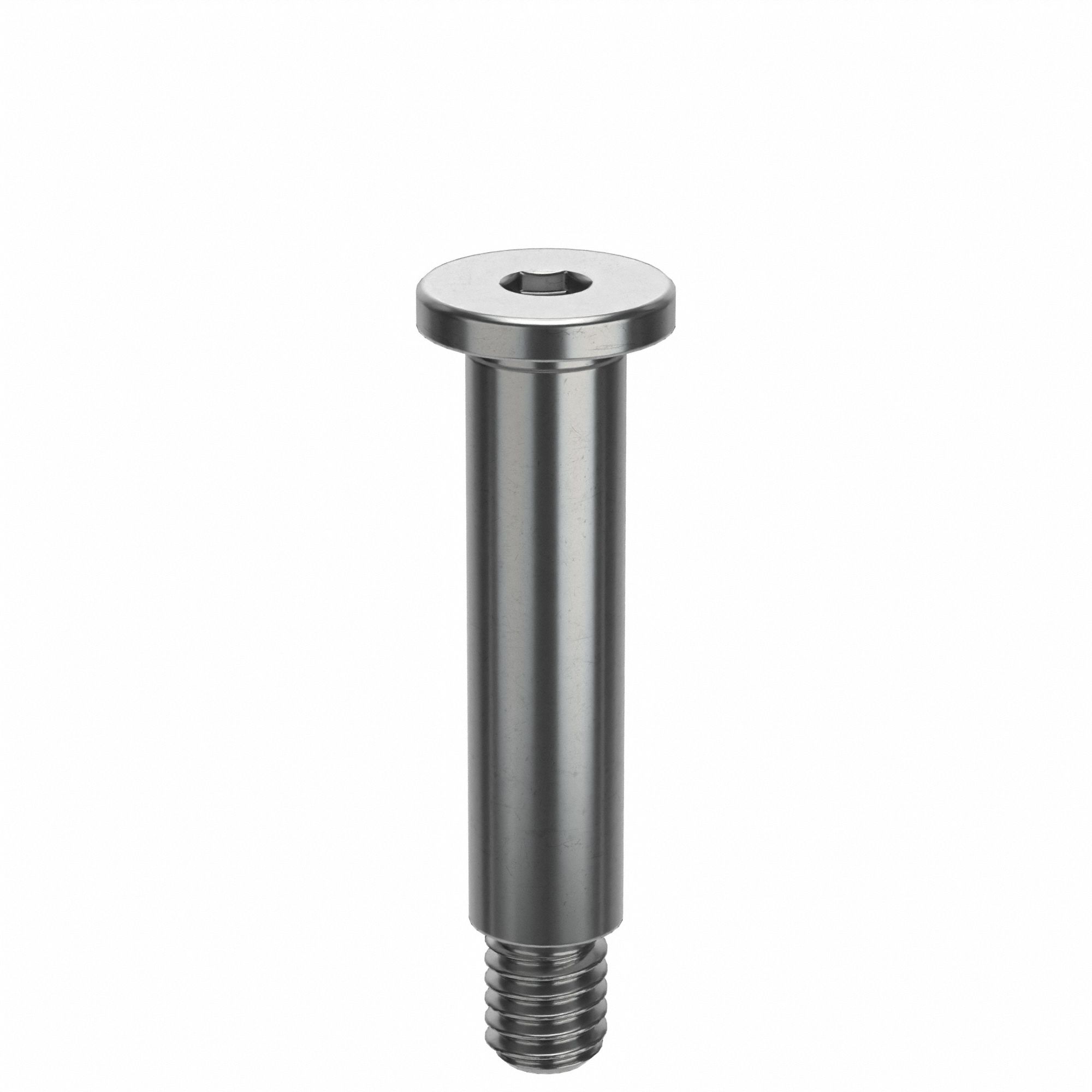 Shoulder Screw: Std Shoulder Screw, M4-0.7 Thr Size, 5 mm Thr Lg, 20 mm Shoulder Lg, Stainless Steel