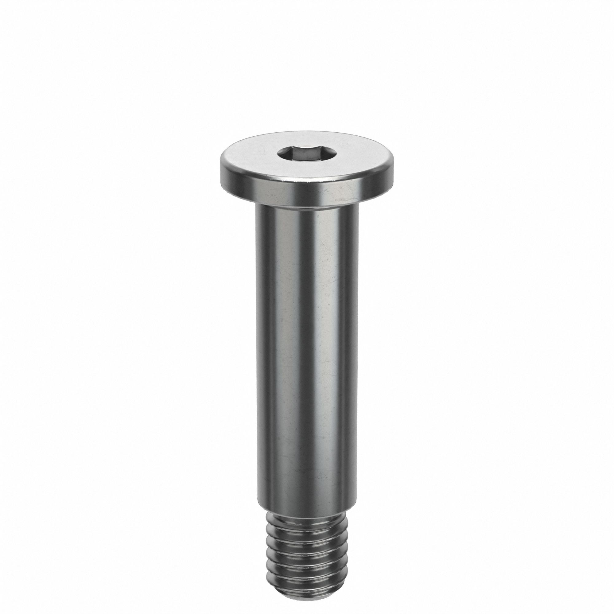Shoulder Screw: Std Shoulder Screw, M5-0.8 Thr Size, 6 mm Thr Lg, 20 mm Shoulder Lg, Stainless Steel