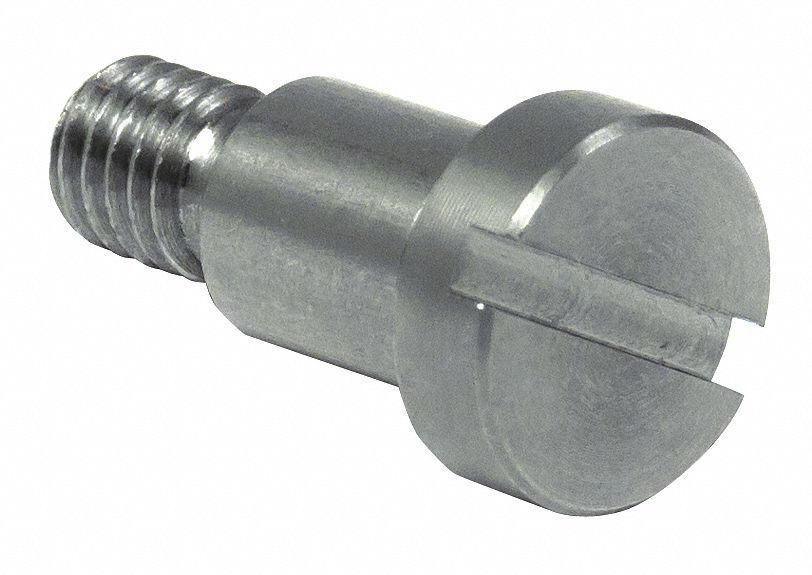 8-32 Thread 21/32 Length Pack of 10 Slotted Head Morton 9258 Stainless Steel 303 Shoulder Screw 