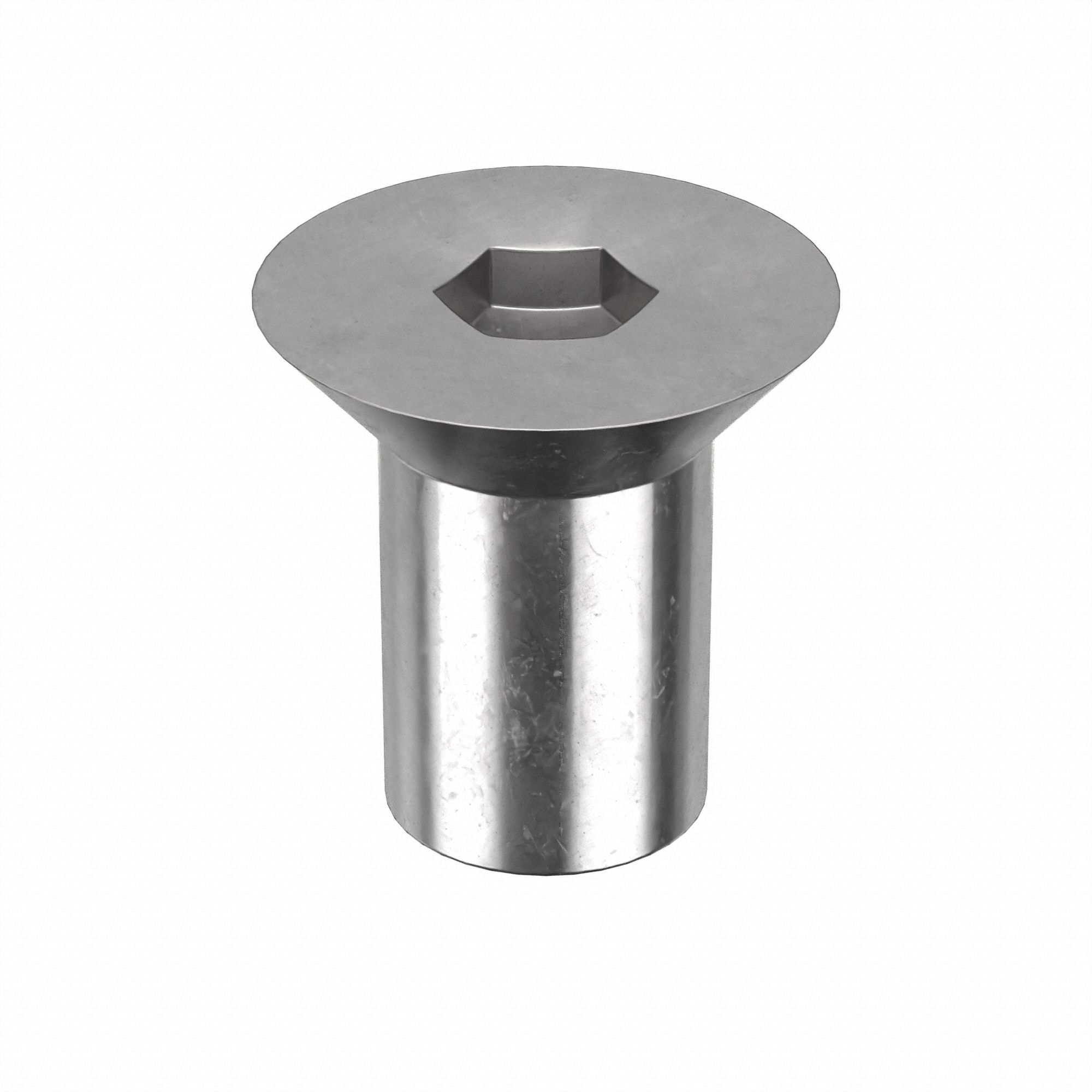 Female Binding Barrel: 5/8"-11 Thread Size, Internal Hex, 1 1/2 in Brl Lg, 7/8 in Brl Dia, Plain