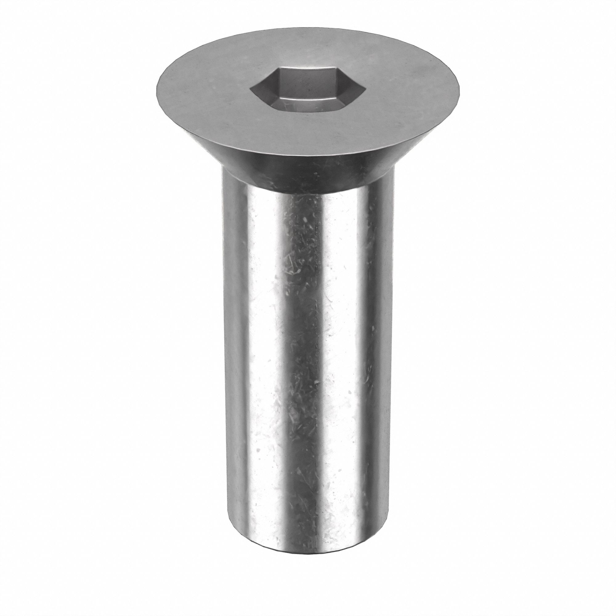 Female Binding Barrel: 5/8"-11 Thread Size, Internal Hex, 2 1/2 in Brl Lg, 7/8 in Brl Dia, Plain