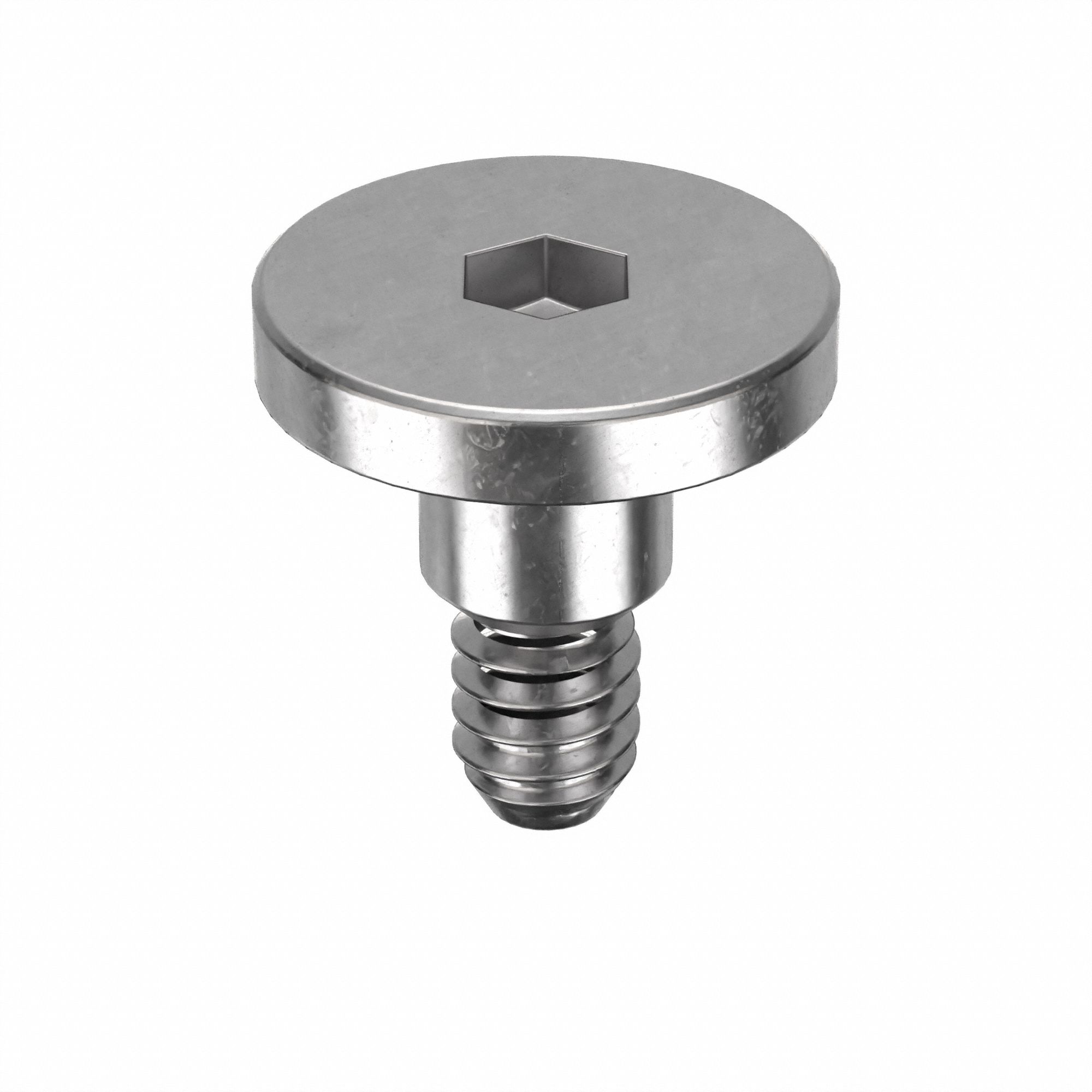 Binding Post Screw: #10-24 Thread Size, Socket Drv, Stainless Steel, Plain, 9/16 in Head Dia, Socket