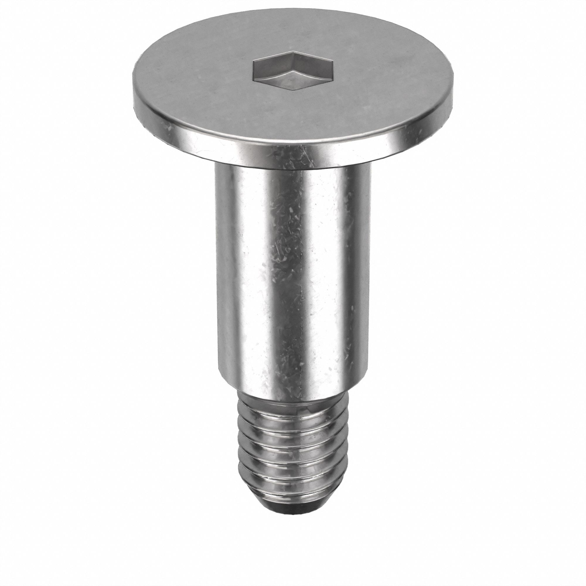 Binding Post Screw: 3/8"-16 Thread Size, Socket Drv, Stainless Steel, Plain, 1 in Head Dia, Socket