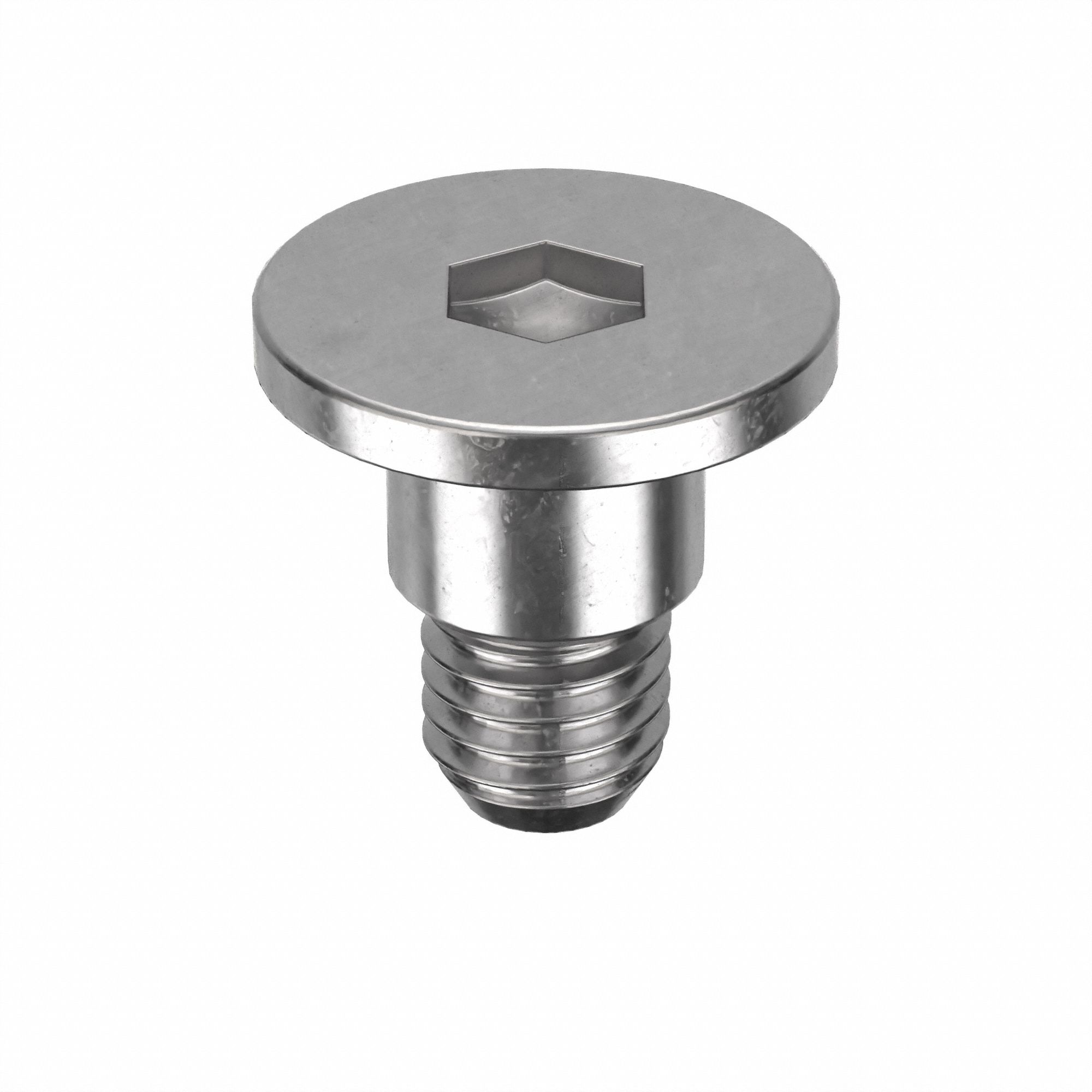 Binding Post Screw: 1/2"-13 Thread Size, Socket Drv, Stainless Steel, Plain, 1 1/8 in Head Dia