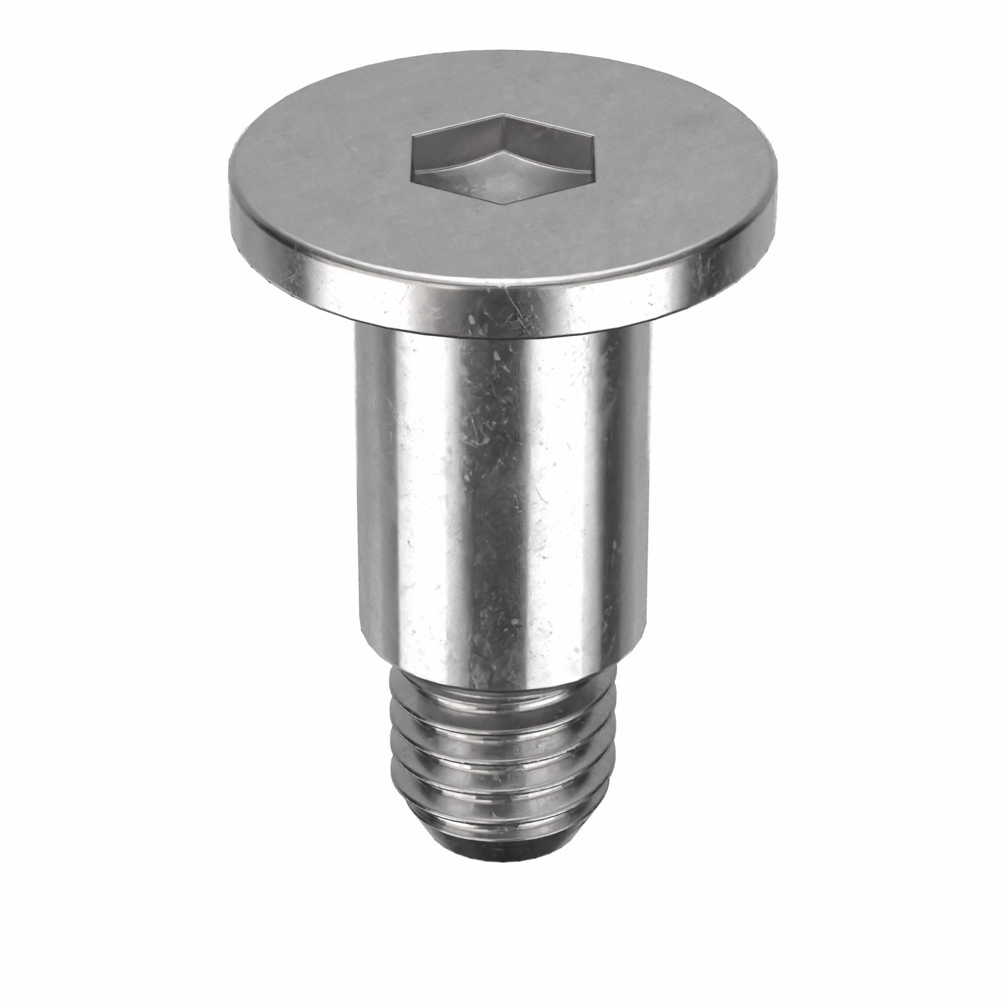 Binding Post Screw: 1/2"-13 Thread Size, Socket Drv, Stainless Steel, Plain, 1 1/8 in Head Dia