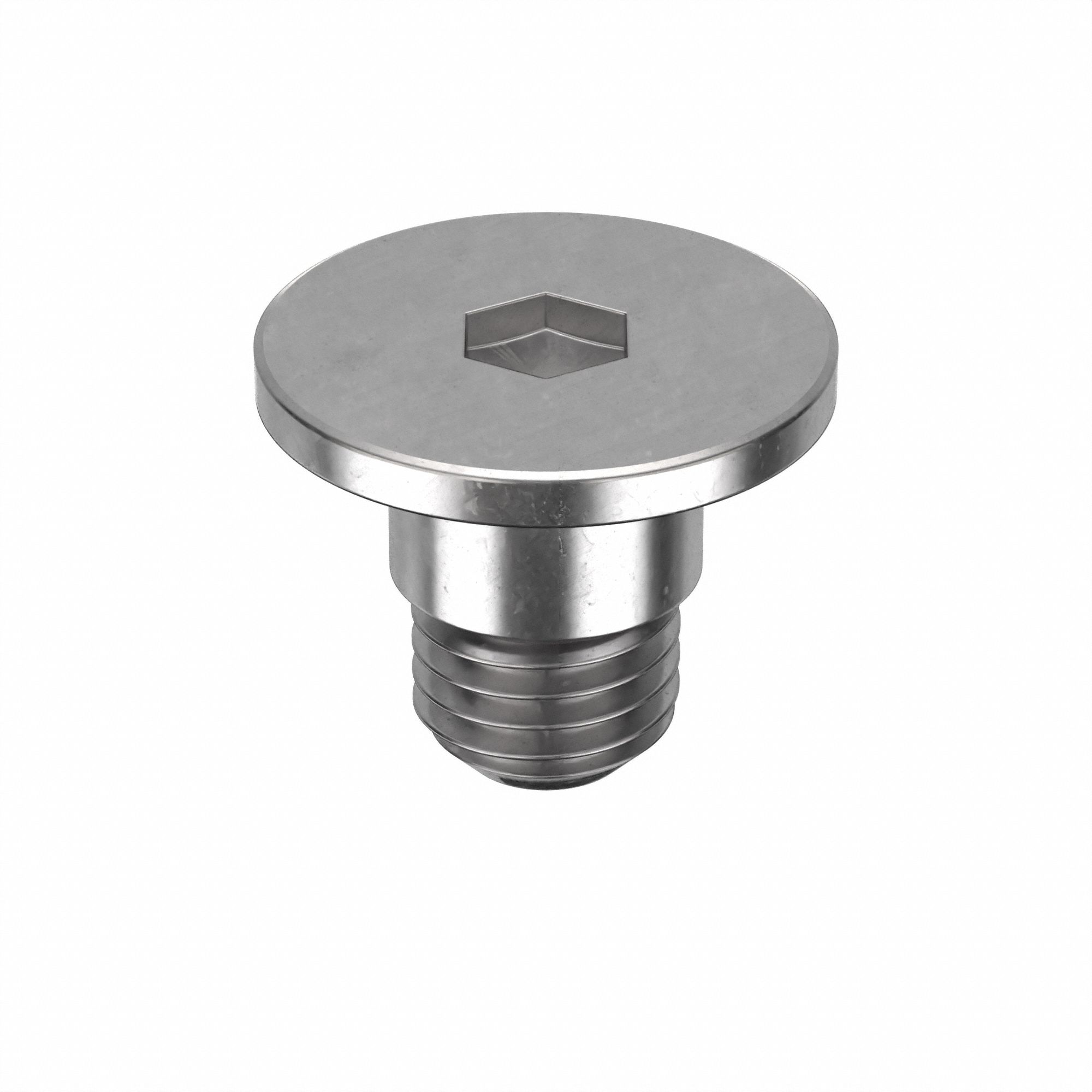 Binding Post Screw: 5/8"-11 Thread Size, Socket Drv, Stainless Steel, Plain, 1 3/8 in Head Dia
