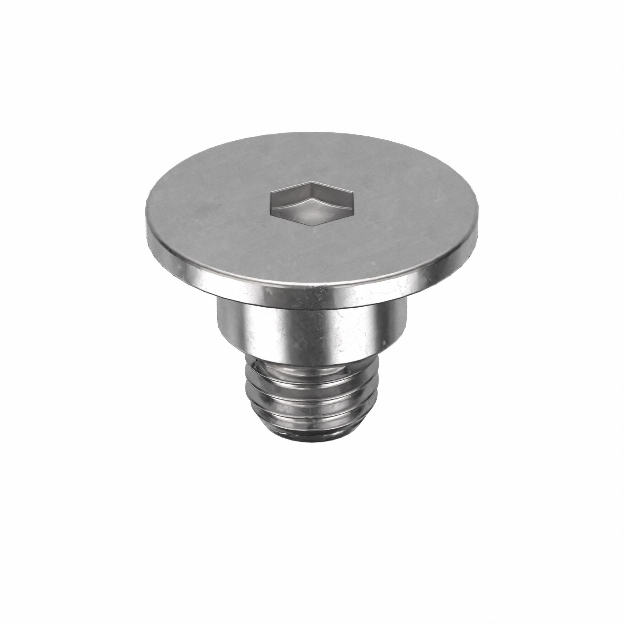 Binding Post Screw: 5/8"-11 Thread Size, Socket Drv, Stainless Steel, Plain, 1 1/2 in Head Dia