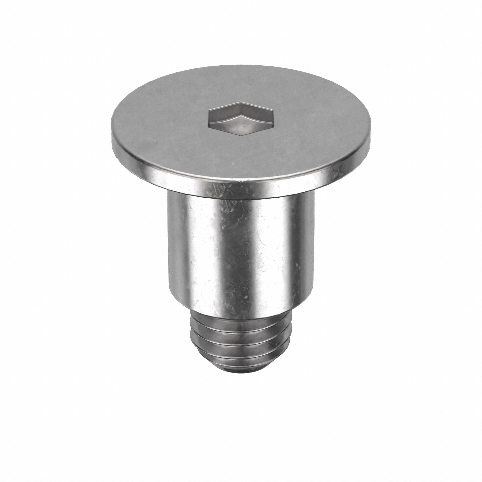 Binding Post Screw: 5/8"-11 Thread Size, Socket Drv, Stainless Steel, Plain, 1 1/2 in Head Dia