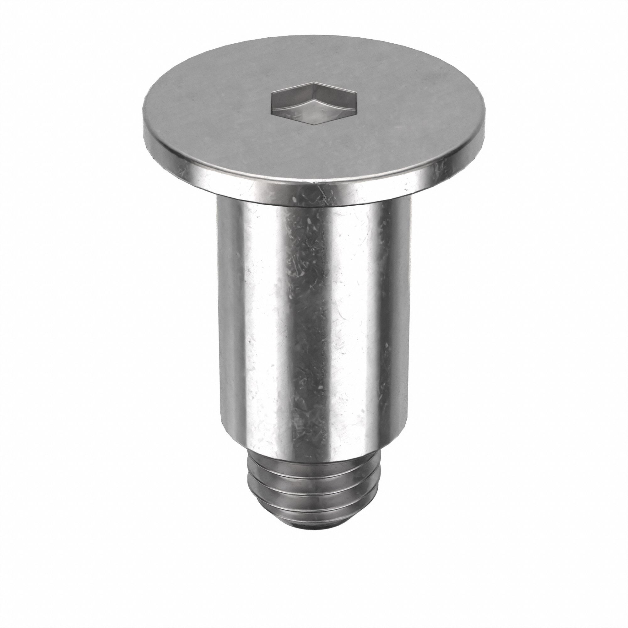 Binding Post Screw: 5/8"-11 Thread Size, Socket Drv, Stainless Steel, Plain, 1 1/2 in Head Dia