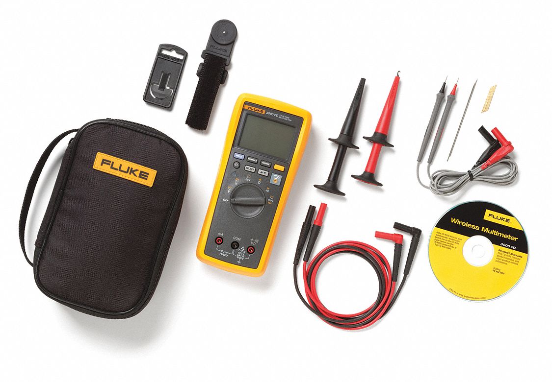DIGITAL MULTIMETER,1.9 IN H,3.7 IN W