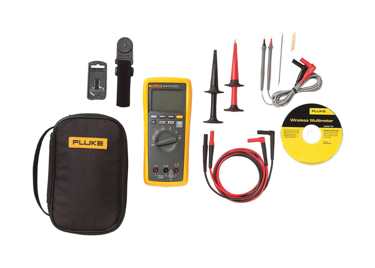 Digital Multimeter: TRMS, CAT III 1000V/CAT IV 600V, 400 mA Max AC Current Measurement, IP54