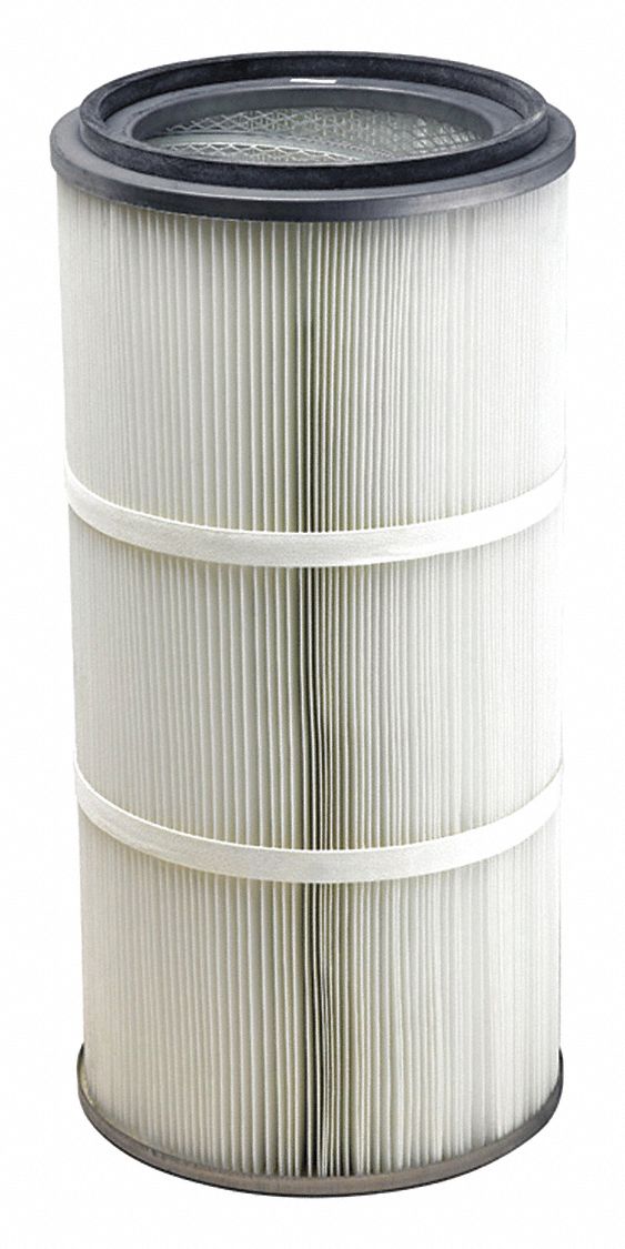 DUST COLLECTOR AIR FILTER CARTRIDGE ,80/20 CELLULOSE, 26 IN HEIGHT, 12¾ IN OUTSIDE DIA