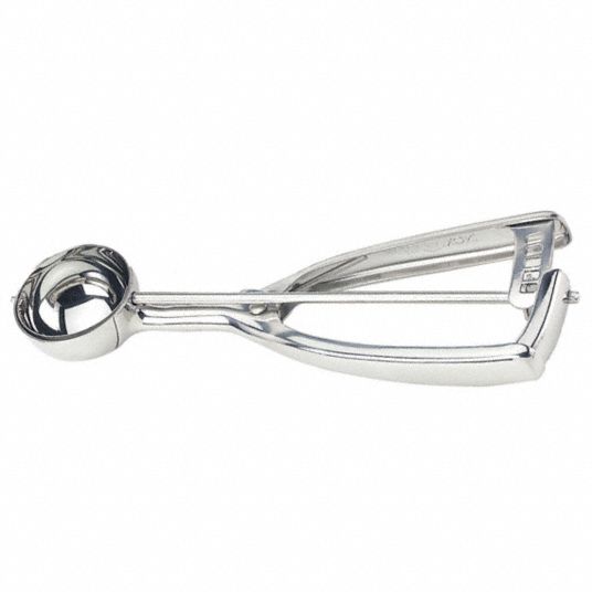 DSS20 2.5 oz. #20 Stainless Steel Squeeze Disher Portion Scoop