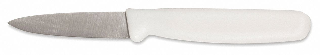 PARING KNIFE,STRAIGHT,3-1/2 IN. L,WHITE