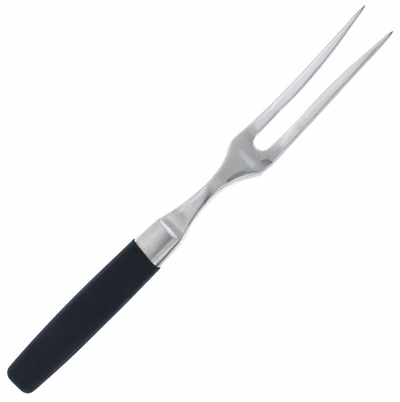 CRESTWARE, 6 in Overall Lg, Black, Meat Serving Fork - 45GH97|KN107 ...