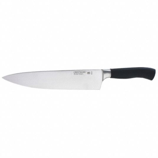 Crestware KN31 Chef Knife,Straight,10 in. L,White