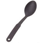 SOLID SERVING SPOON,BLACK,12 IN. L