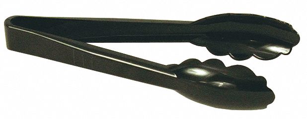 TONG,BLACK,12 IN. L,PLASTIC