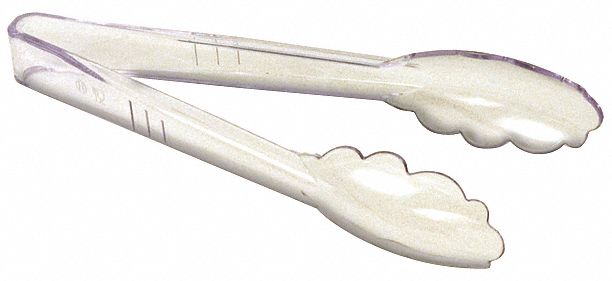 TONG,CLEAR,12 IN. L,PLASTIC