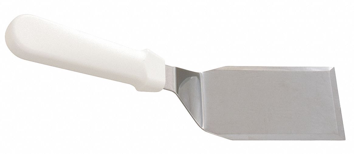 Turner: Stainless Steel, 6 in Blade Lg, 3 in Blade Wd, 11 1/2 in Overall Lg, Straight Edge