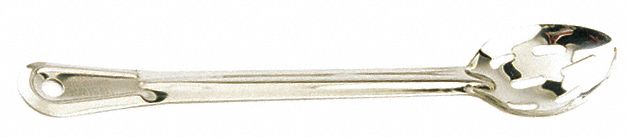 SLOTTED SPOON,STAINLESS STEEL,15 IN. L