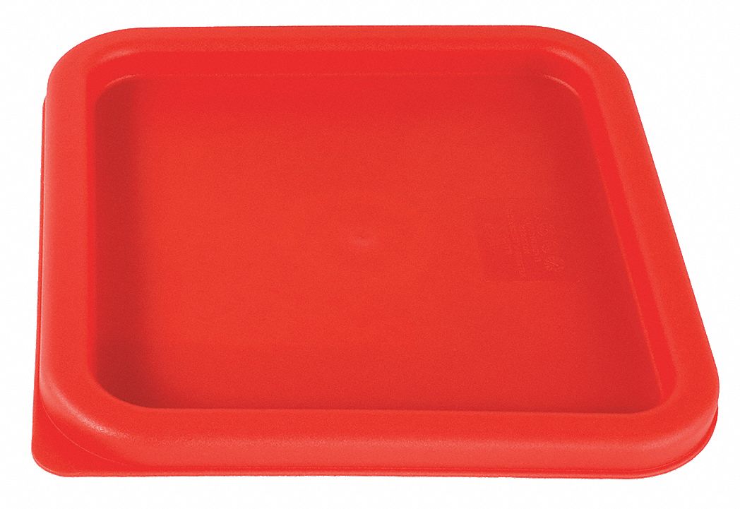 CRESTWARE, Red Body, Red Lid, Container Lid - 45GK88|SQCL68 - Grainger